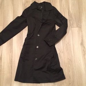 H&M Black Trench Coat